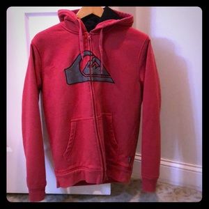Red Quiksilver Hoodie